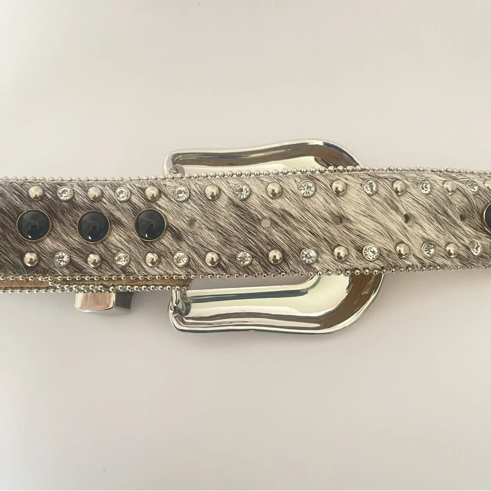 BHW Women’s Cowhide Embellished  Belt